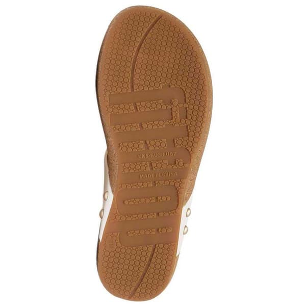 Fitflop Iqushion Leather Toe-post Tofflor Vit EU 38 Kvinna