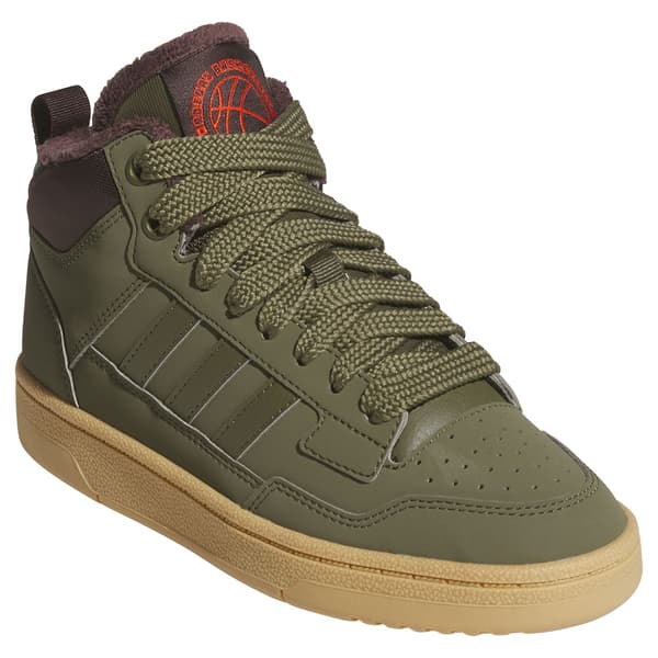 Adidas Rapid Court Mid Winterized Børnesko Grøn EU 37 1/3 Dreng