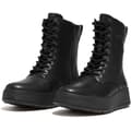 Miniatyrbillede 3 af 6: Fitflop F-mode Leather Lace-up Flatform Ankle Støvler Sort EU 41 Kvinde