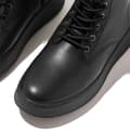 Miniatyrbillede 6 af 6: Fitflop F-mode Leather Lace-up Flatform Ankle Støvler Sort EU 41 Kvinde