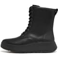 Miniatyrbillede 1 af 6: Fitflop F-mode Leather Lace-up Flatform Ankle Støvler Sort EU 41 Kvinde