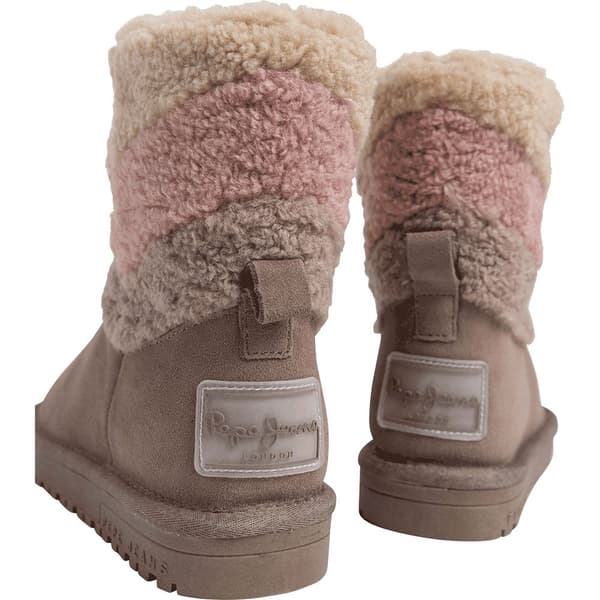 Pepe Jeans Diss Fur Booties Brun EU 38 Dreng
