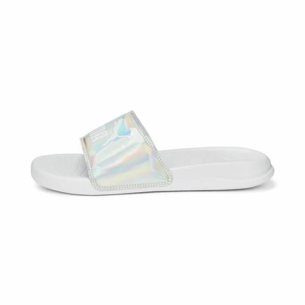 Naisten Flip-flopit Puma Popcat 20 Irisoiva Valkoinen - 35.5