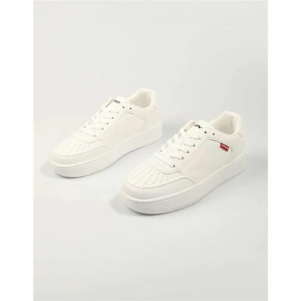 Kvinde Casual Sneakers Levi's Paige Hvid - 40