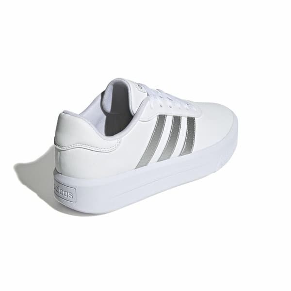 Naisten vapaa-ajan lenkkarit Adidas Court Platform Valkoinen - 39 1/3