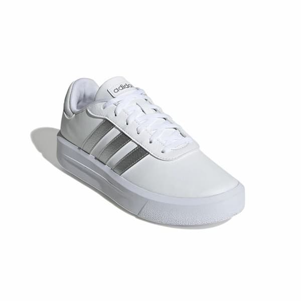 Naisten vapaa-ajan lenkkarit Adidas Court Platform Valkoinen - 38 2/3
