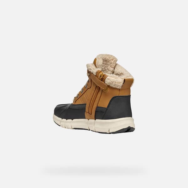 Geox Flexyper Abx Booties Brun EU 36 Dreng