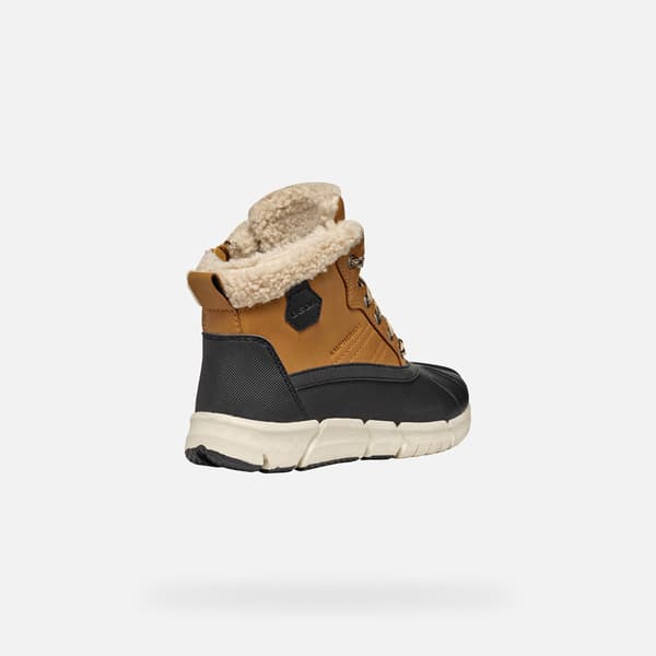 Geox Flexyper Abx Booties Brun EU 36 Dreng