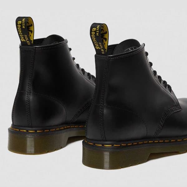 Dr Martens 101 6-eye Ys Smooth Støvler Sort EU 48 Mand