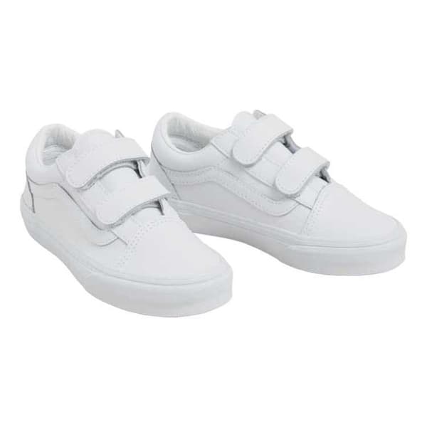 Vans Old Skool V Barnskor Vit EU 33 Pojke