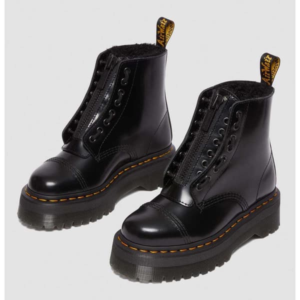 Dr Martens Sinclair Fl Stövlar Svart EU 38 Kvinna