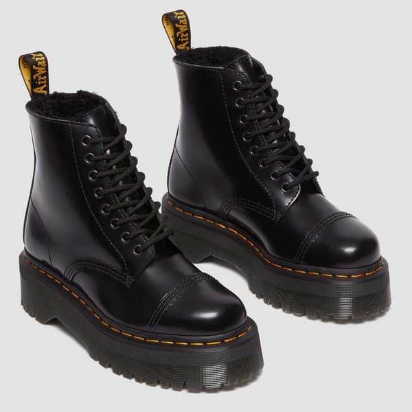 Dr Martens Sinclair Fl Stövlar Svart EU 38 Kvinna