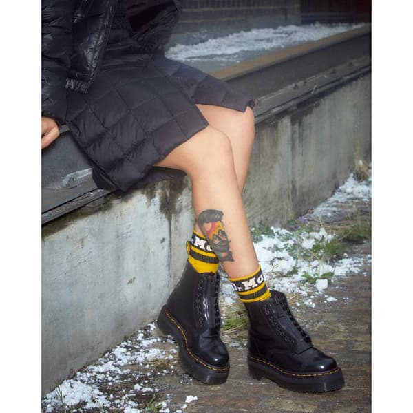 Dr Martens Sinclair Fl Stövlar Svart EU 38 Kvinna