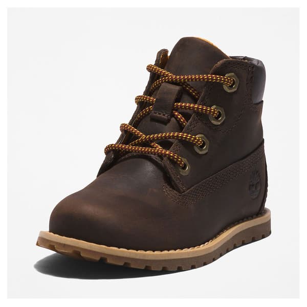 Timberland Pokey Pine Zip Barnstövlar Brun EU 27 Pojke