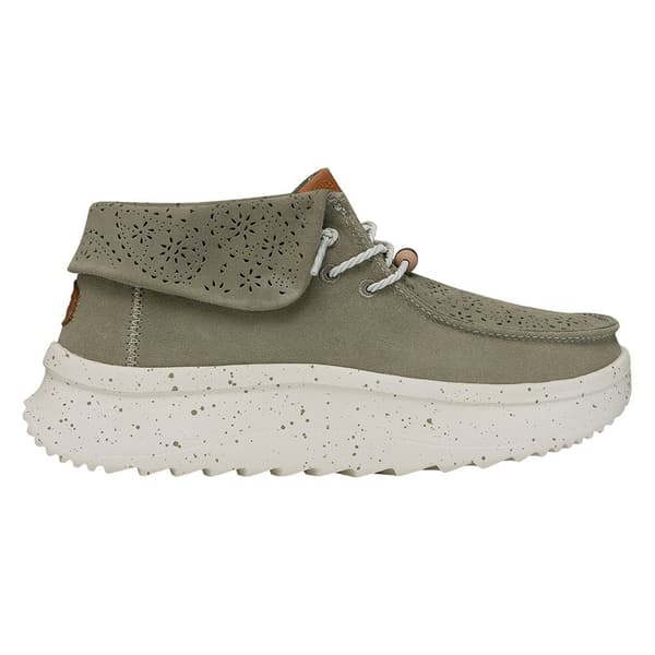 Hey Dude Wendy Peak Fold Suede Skor Grönt EU 38 Kvinna