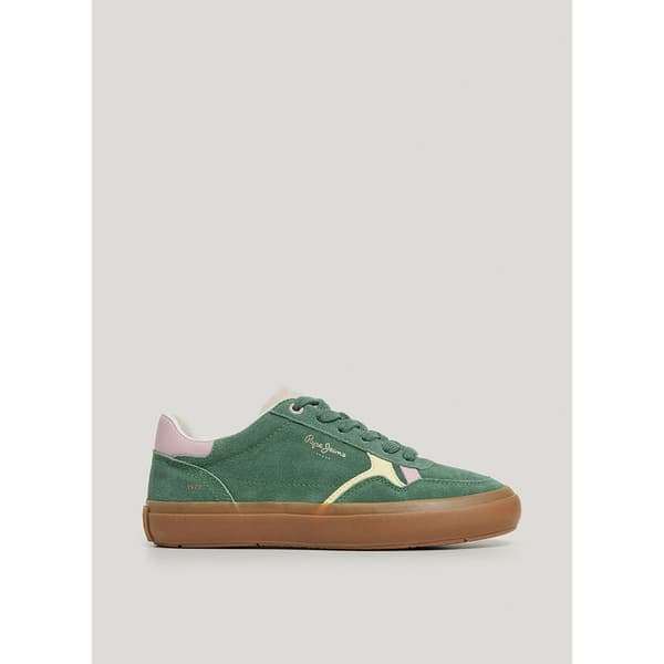 Pepe Jeans Travis Retro Sko Grøn EU 40 Kvinde