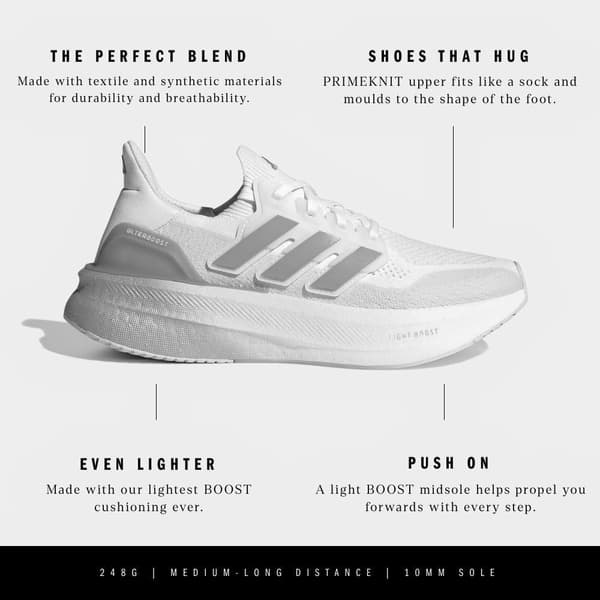 Adidas Ultraboost 5 Juoksukengät Valkoinen EU 36 2/3 Nainen