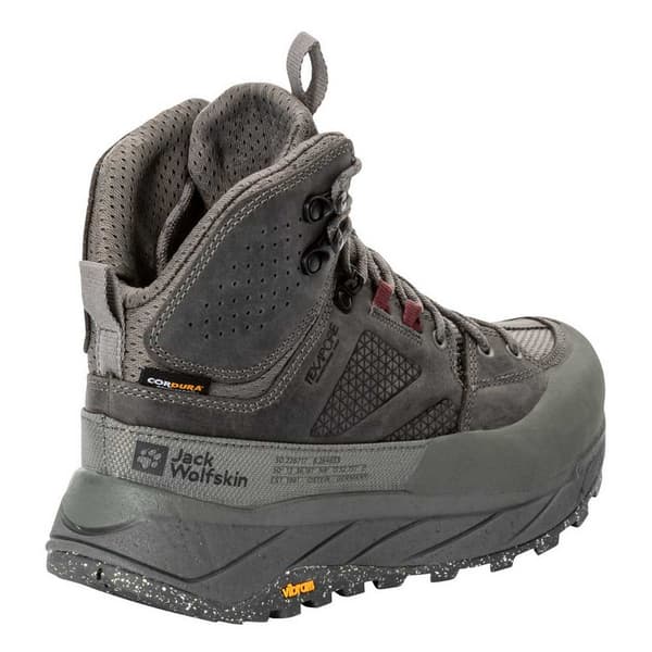 Jack Wolfskin Terraquest Texapore Mid Vandringskängor Grå EU 42 Kvinna