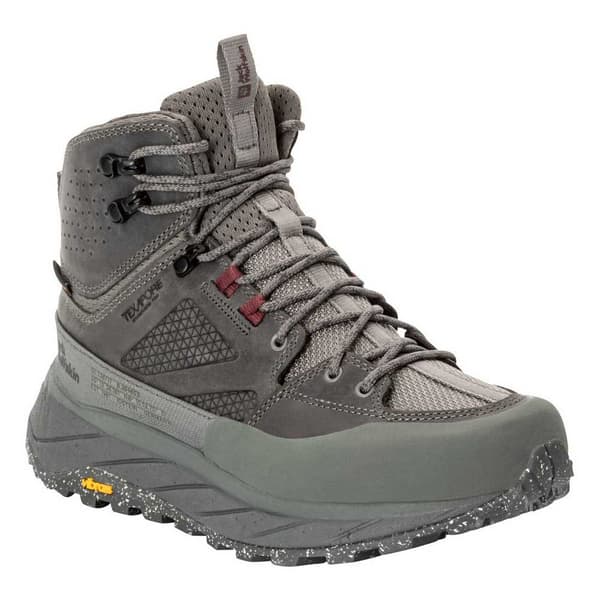 Jack Wolfskin Terraquest Texapore Mid Vandringskängor Grå EU 42 Kvinna