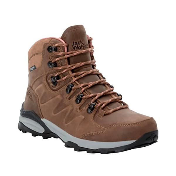 Jack Wolfskin Refugio Prime Texapore Mid Vandringskängor Brun EU 37 1/2 Kvinna