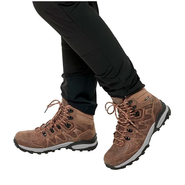 Jack Wolfskin Refugio Prime Texapore Mid Vandringskängor Brun EU 37 1/2 Kvinna