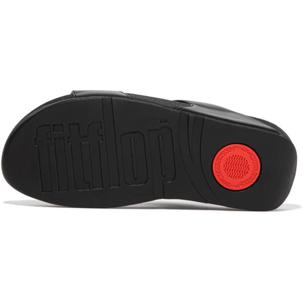 Fitflop Lulu Lasercrystal Leather Sandaler Sort EU 38 Kvinde