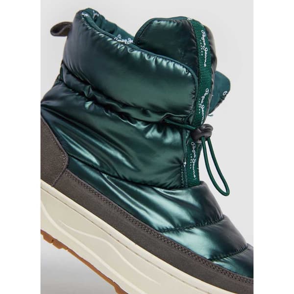 Pepe Jeans Kore Metallic Booties Grøn EU 39 Kvinde