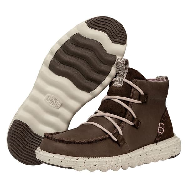Hey Dude Reyes Leather Skor Brun EU 36 Kvinna