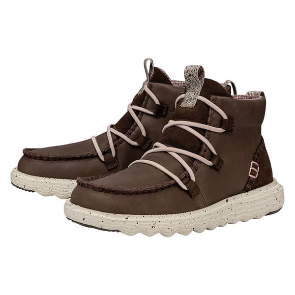 Hey Dude Reyes Leather Skor Brun EU 36 Kvinna