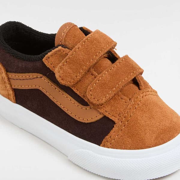 Vans Old Skool V Småbarnsskor Brun EU 21 1/2 Pojke