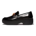 Miniatyrbillede 3 af 5: Fitflop F-luma Chunky-snaffle Box Loafers Sort EU 36 Kvinde