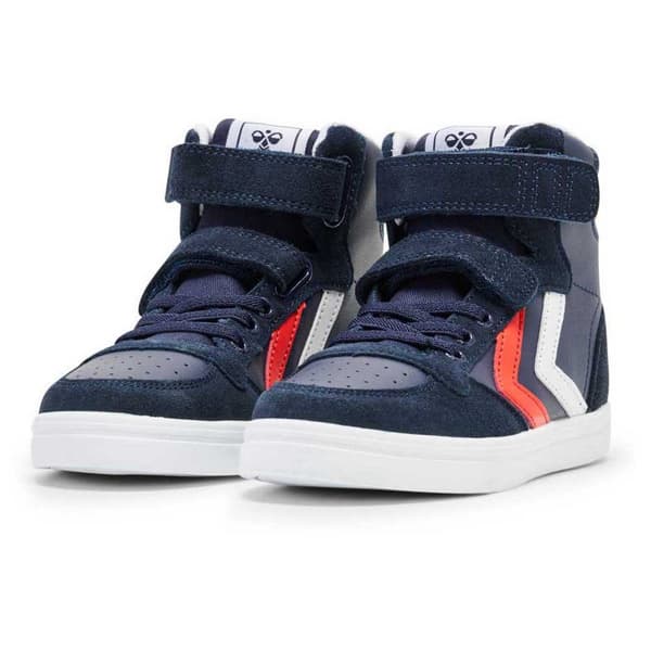 Hummel Slimmer Stadil Leather High Sko Blå EU 39 Dreng