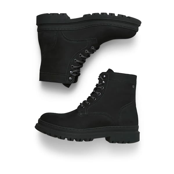 Jack & Jones Chapel Nubuck Støvler Sort EU 42 Mand
