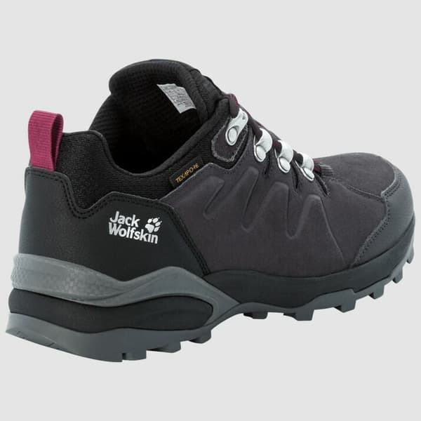 Jack Wolfskin Shoes Refugio Texapore Low Vandringsskor Grå EU 42 1/2 Kvinna
