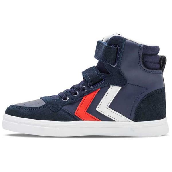 Hummel Slimmer Stadil Leather High Sko Blå EU 34 Dreng