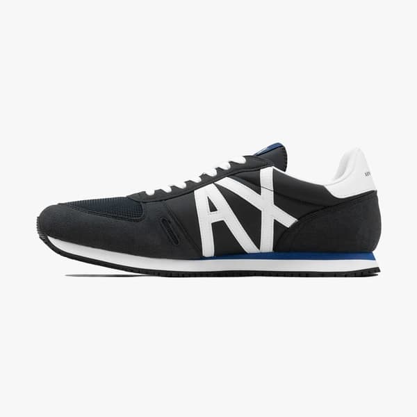 Armani Exchange Retro Runner Sko Sort EU 44 Mand