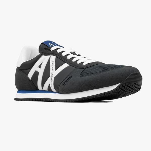 Armani Exchange Retro Runner Sko Sort EU 44 Mand