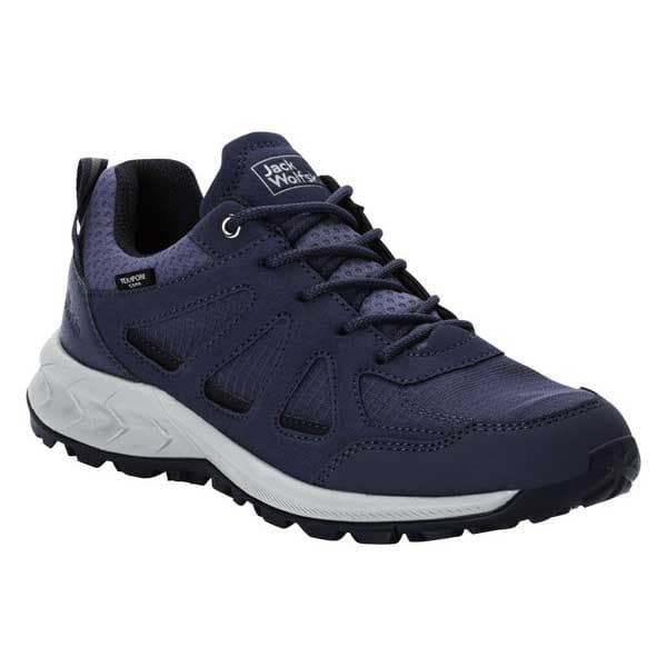 Jack Wolfskin Woodland 2 Texapore Low Vandresko Blå EU 42