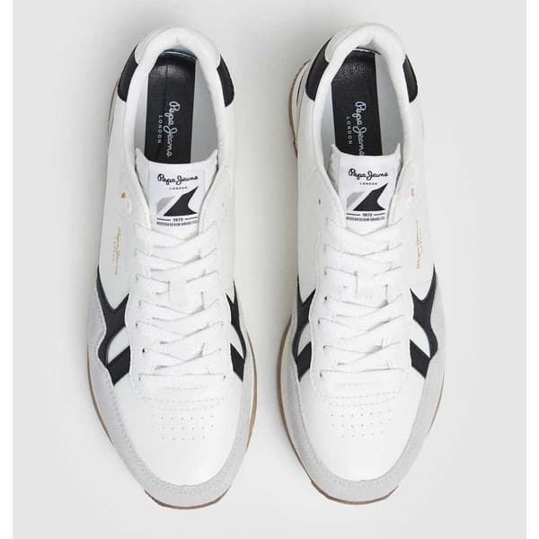 Pepe Jeans Brit Supra Skor Vit EU 45 Man