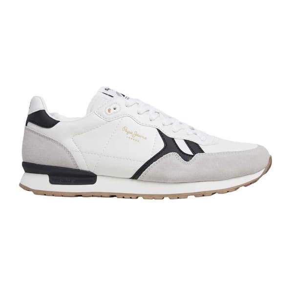 Pepe Jeans Brit Supra Skor Vit EU 45 Man