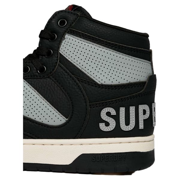 Superdry Vegan Jump High Top Sko Sort EU 38 Kvinde