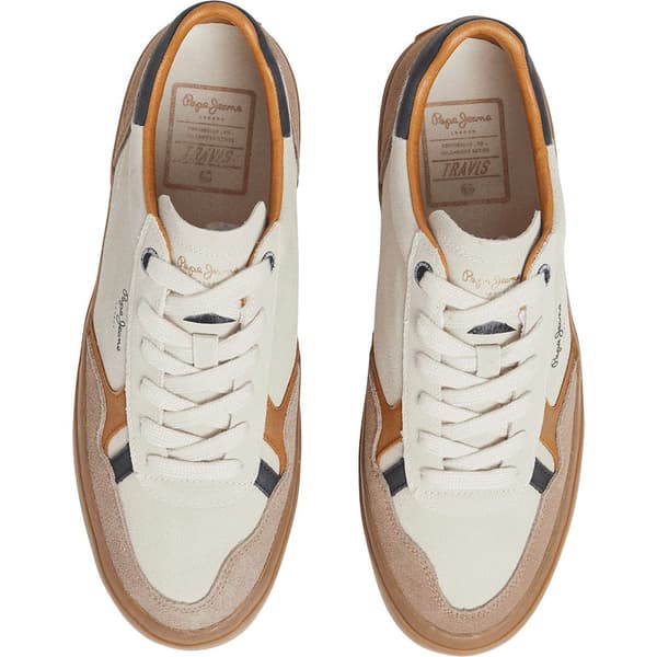 Pepe Jeans Travis Retro Skor Beige,Brun EU 40 Man