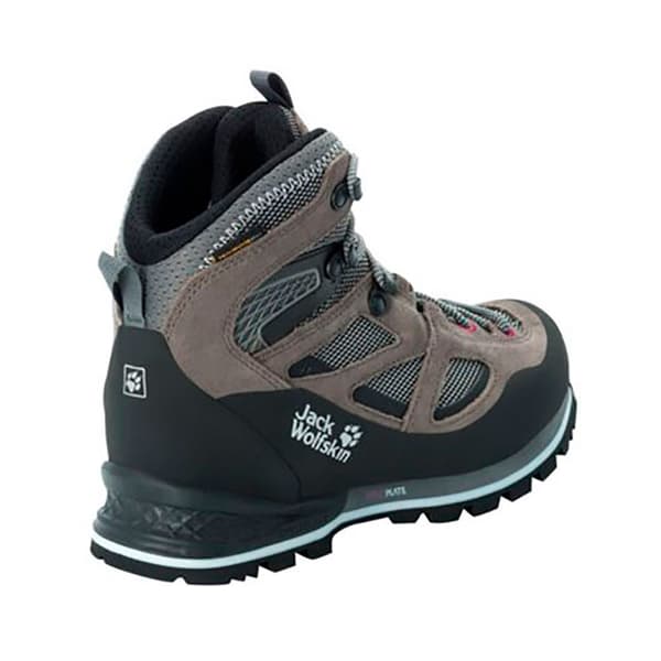 Jack Wolfskin Force Crest Texapore Mid Vandringskängor Grå EU 35 1/2 Kvinna