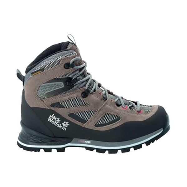 Jack Wolfskin Force Crest Texapore Mid Vandringskängor Grå EU 35 1/2 Kvinna