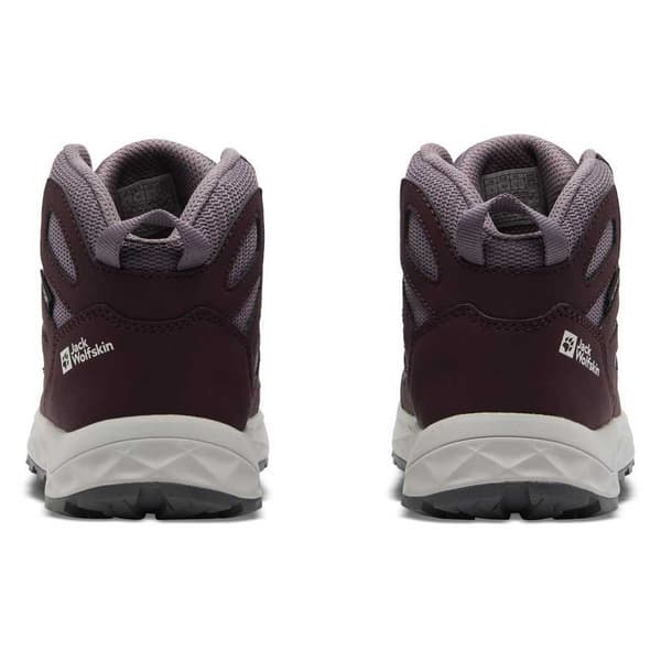 Jack Wolfskin Woodland 2 Texapore Mid Vandrestøvler Lilla EU 35