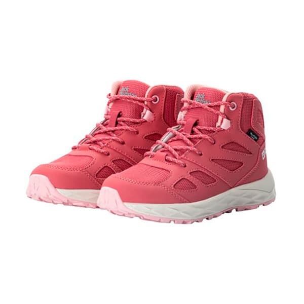 Jack Wolfskin Woodland 2 Texapore Mid Vaelluskengät Pinkki EU 37