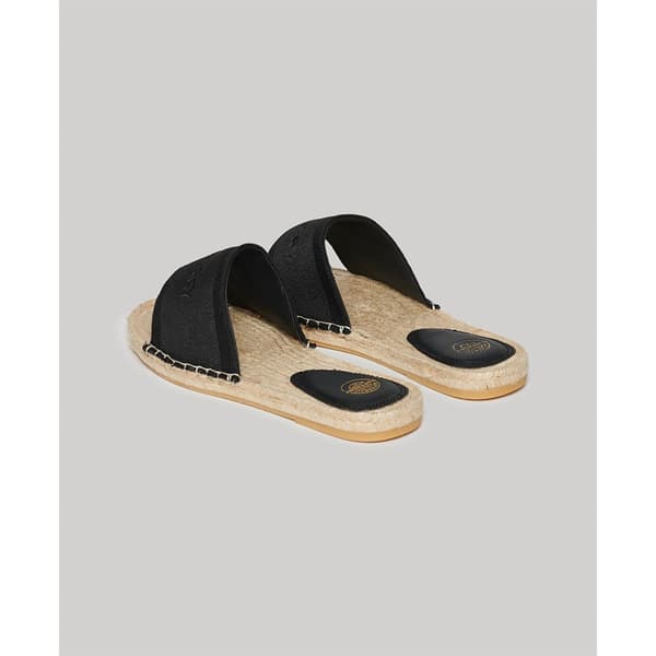 Superdry Canv Overlay Espadrillot Musta EU 37 Nainen