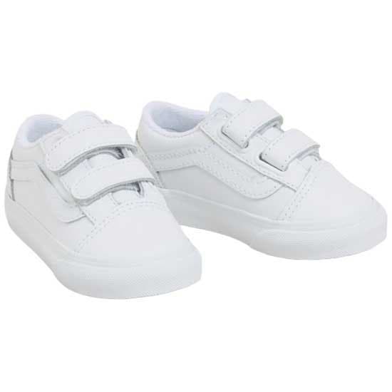Vans Old Skool V Småbarnsskor Vit EU 26 Pojke