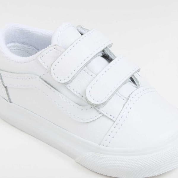 Vans Old Skool V Småbarnsskor Vit EU 26 Pojke