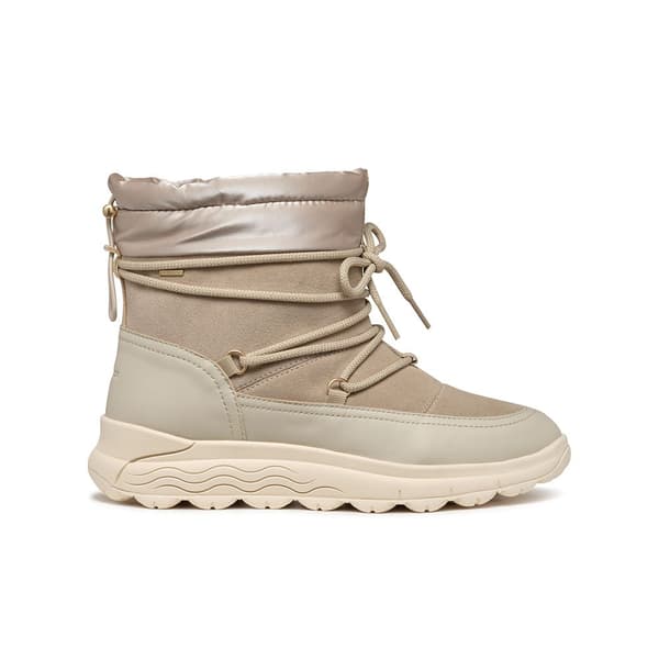 Geox D Spherica 4x4 B Abx Booties Beige EU 38 Kvinde